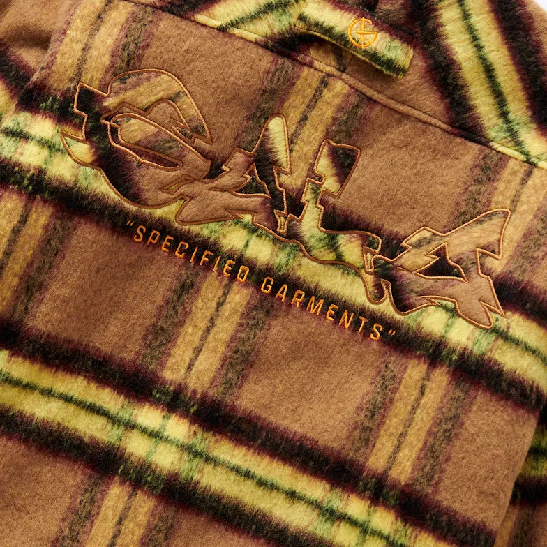 FURY FLEECE FLANNEL JACKET (RUST)