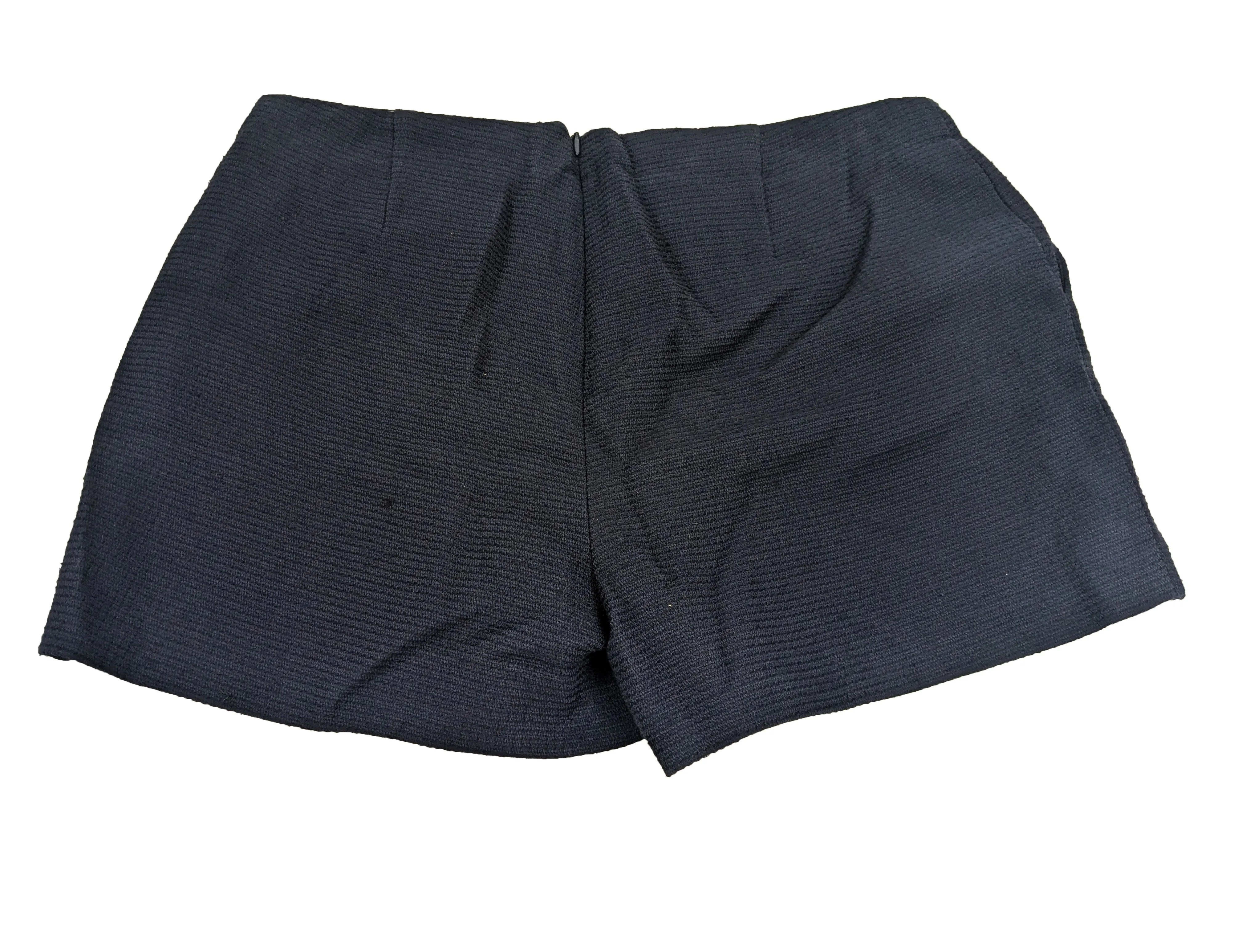 GANT Women's Dark Cobalt Blue Hopsack Shorts 420338 Size 12 $198 NWT