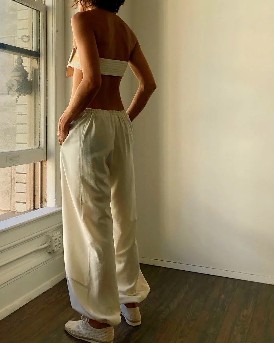 Genie Pant Black Parachute Silk