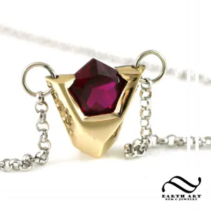 Goron's Ruby Pendant - Sterling silver or Gold