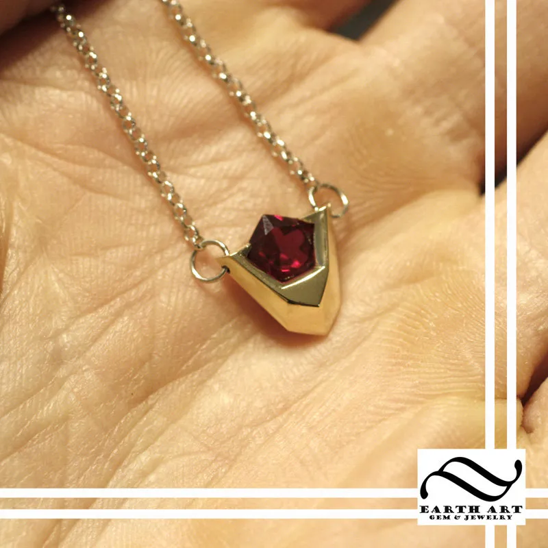 Goron's Ruby Pendant - Sterling silver or Gold