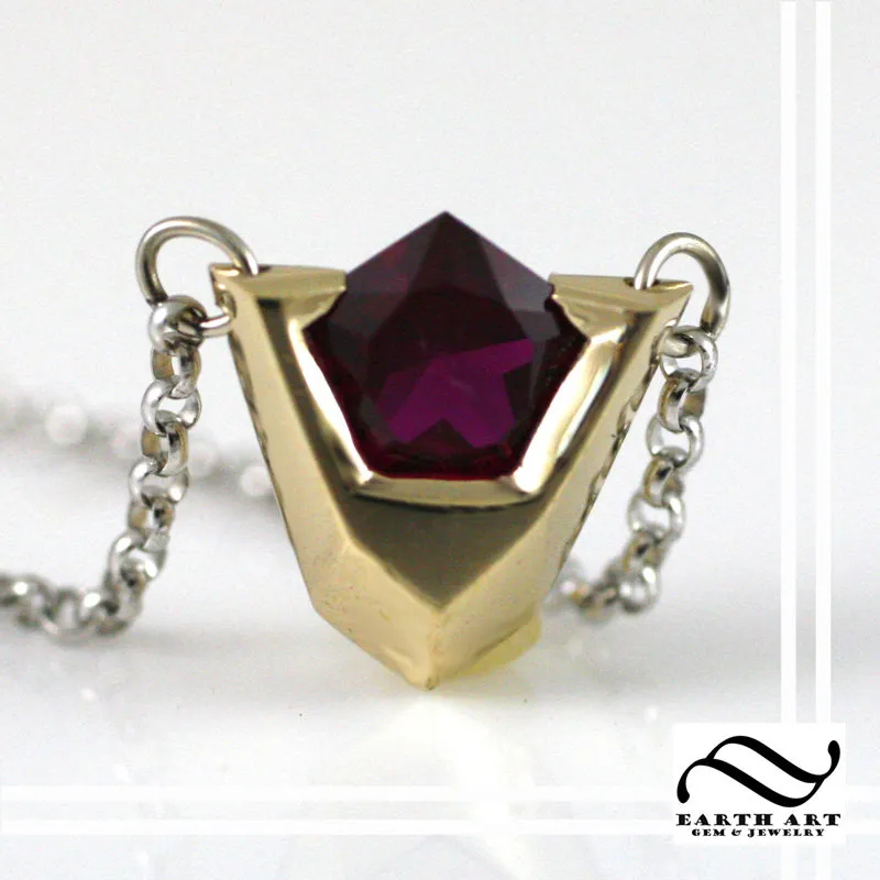Goron's Ruby Pendant - Sterling silver or Gold
