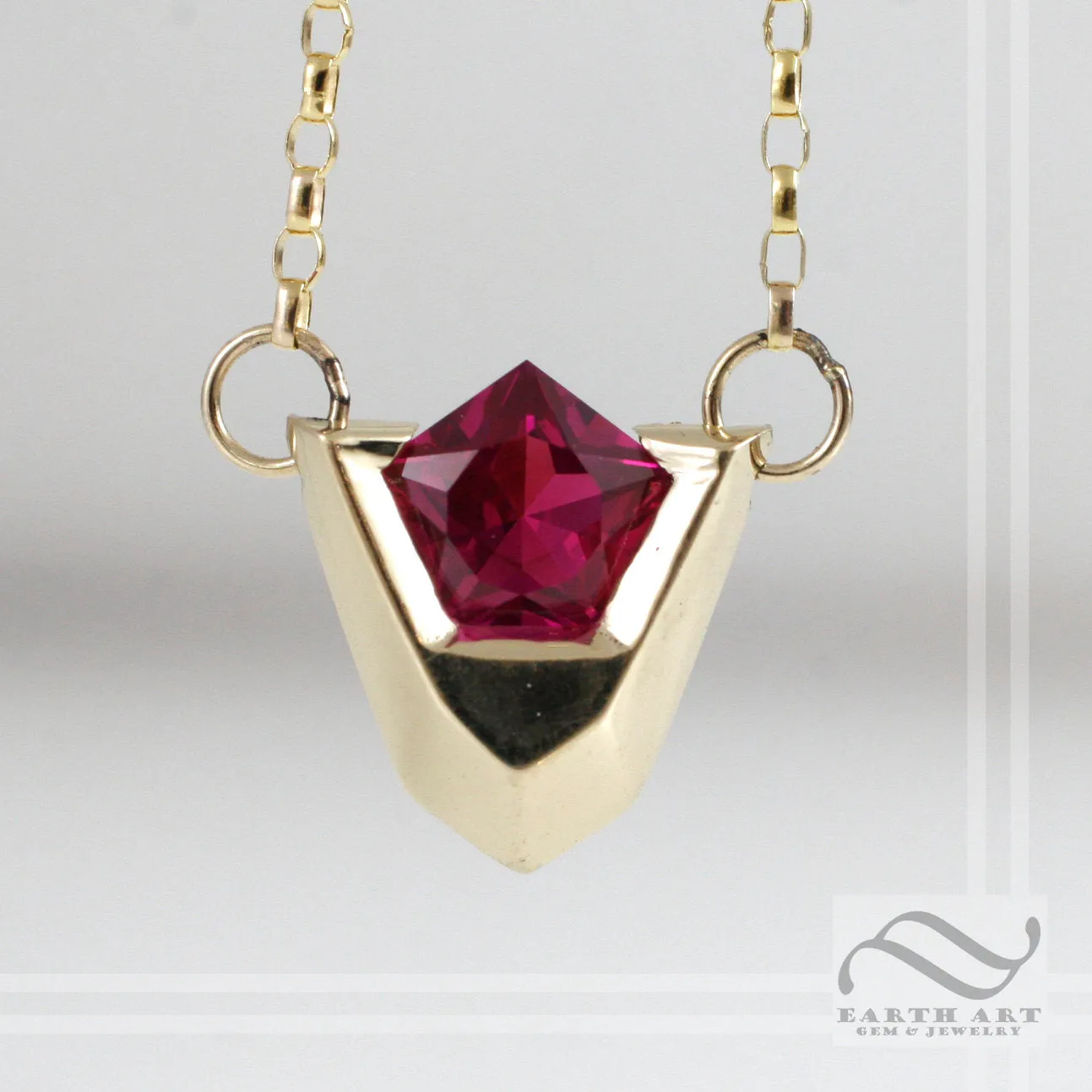 Goron's Ruby Pendant - Sterling silver or Gold