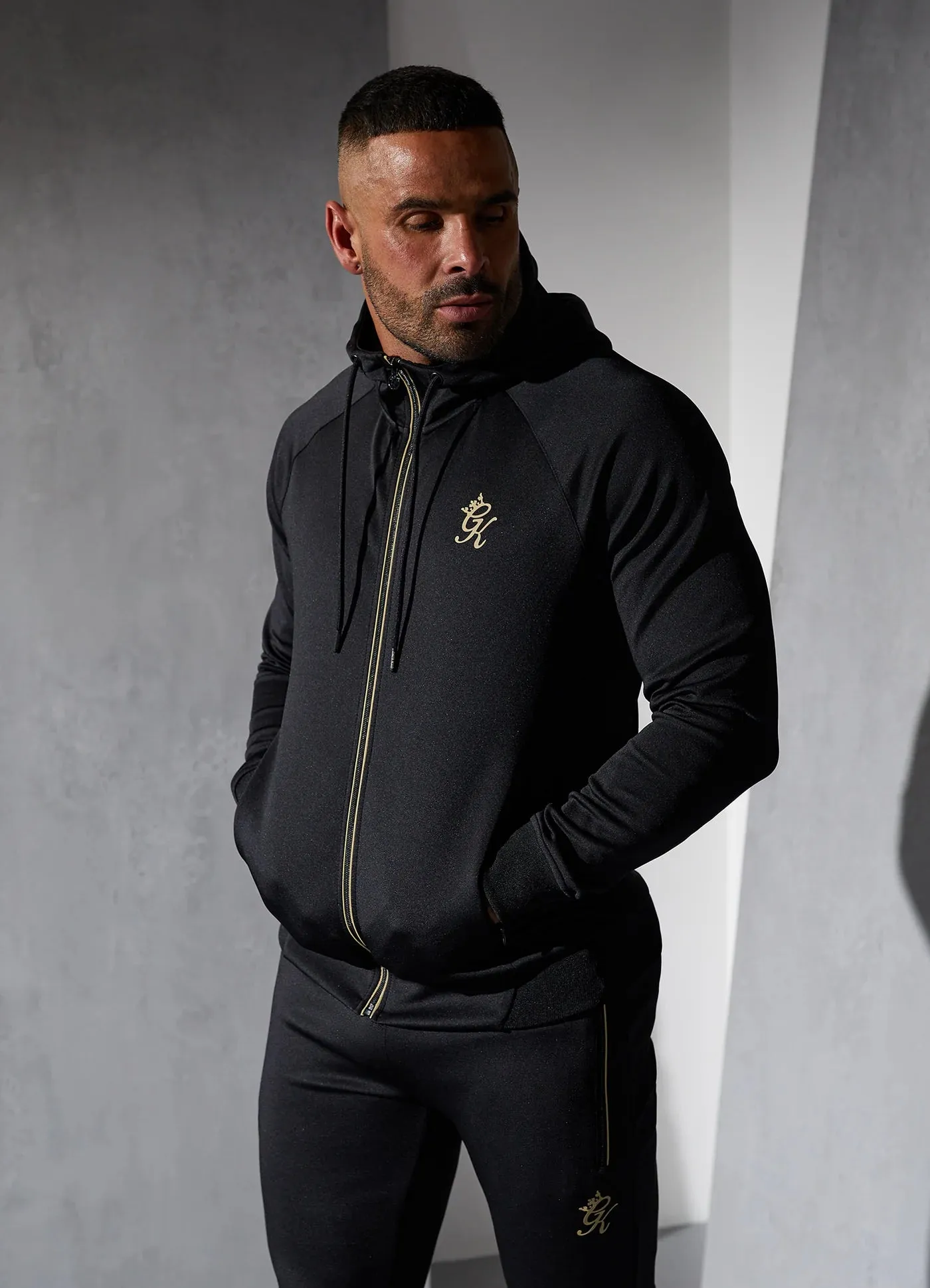 Gym King Full Zip Poly Hood