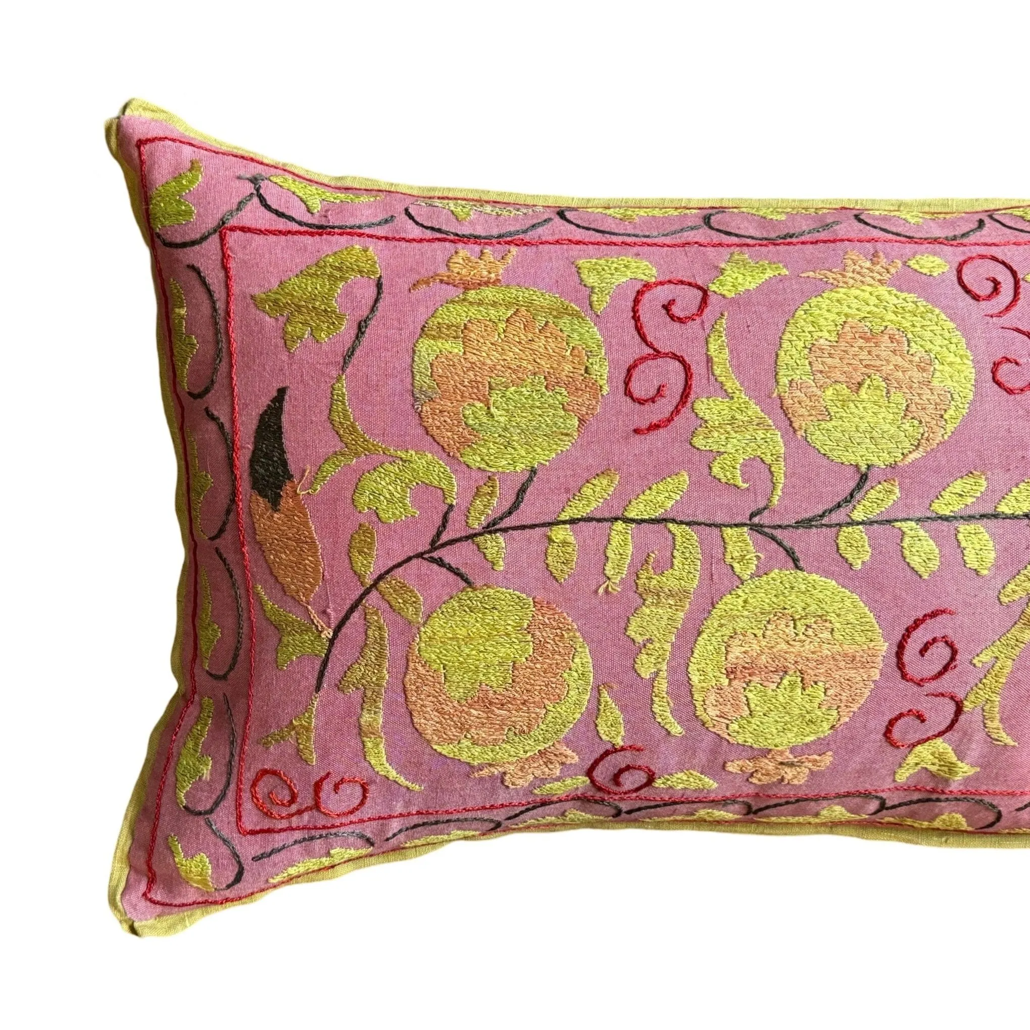 Hand Stitched Vintage Suzani (#M040824 | 16 1/2 x 31 1/4")