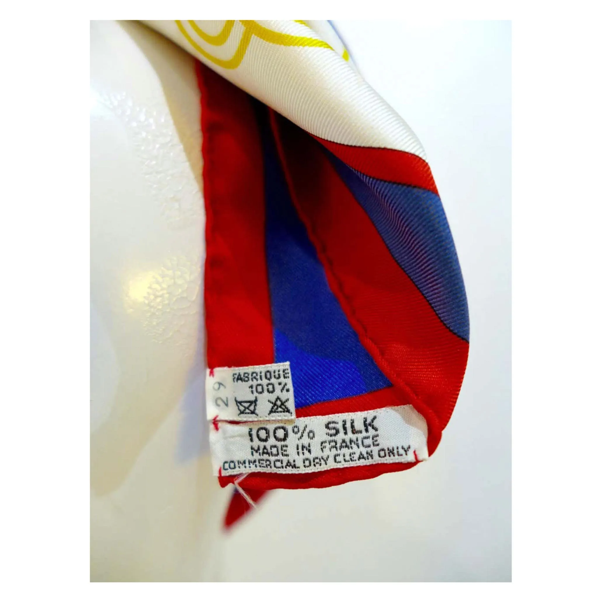 HERMES 1984 Summer Olympics Silk Scarf