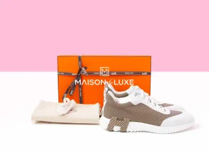 Hermes Men's Beige Bouncing 42.5 Sneaker