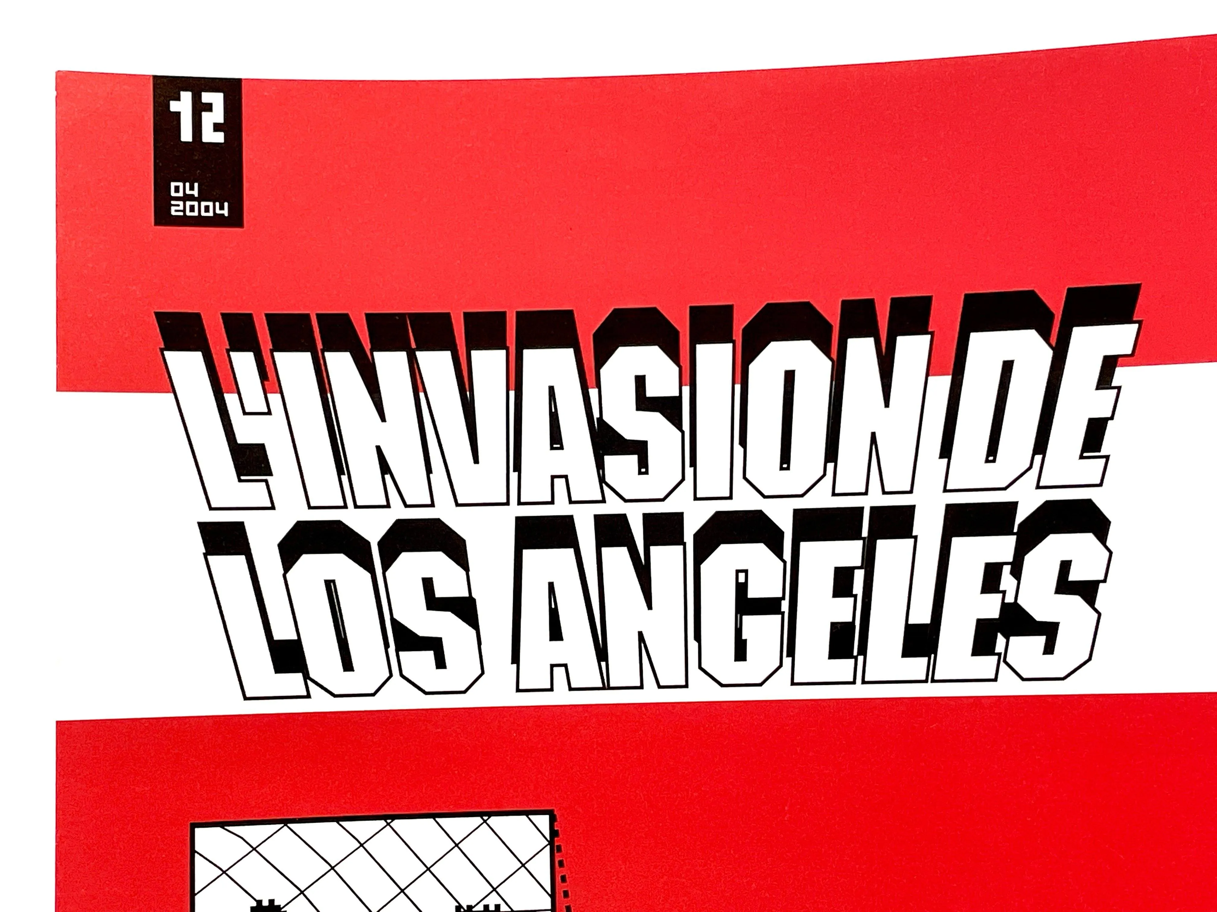 Invasion Map of Los Angeles (Rare Flat)