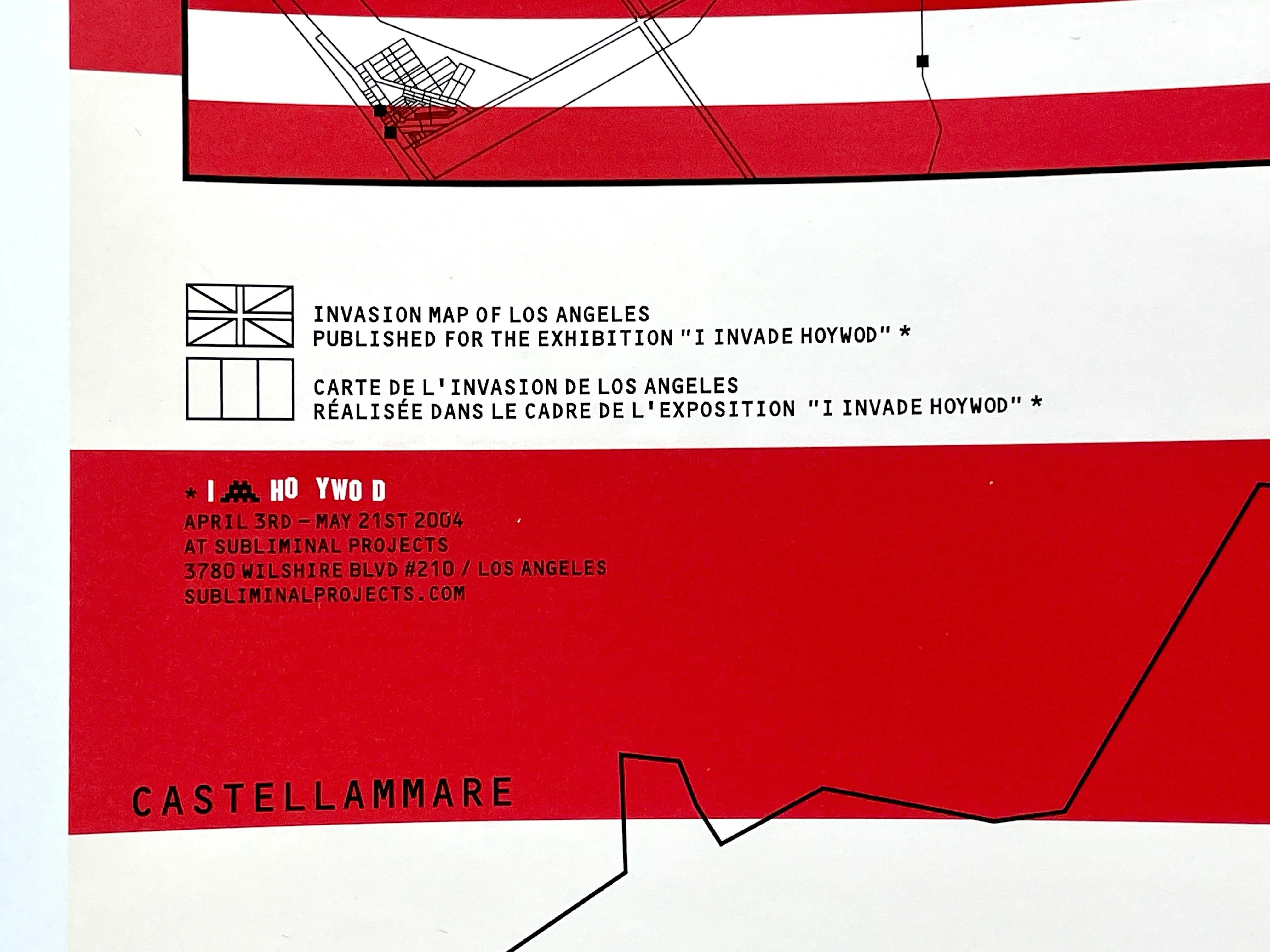 Invasion Map of Los Angeles (Rare Flat)