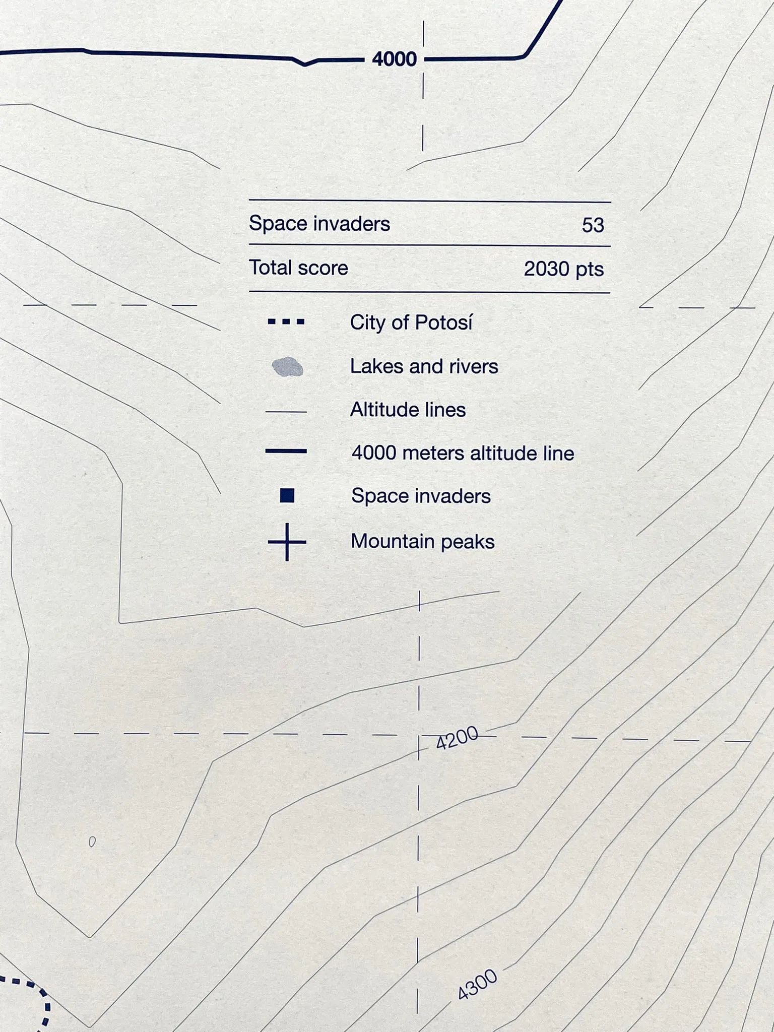 Invasion Map of Potosi