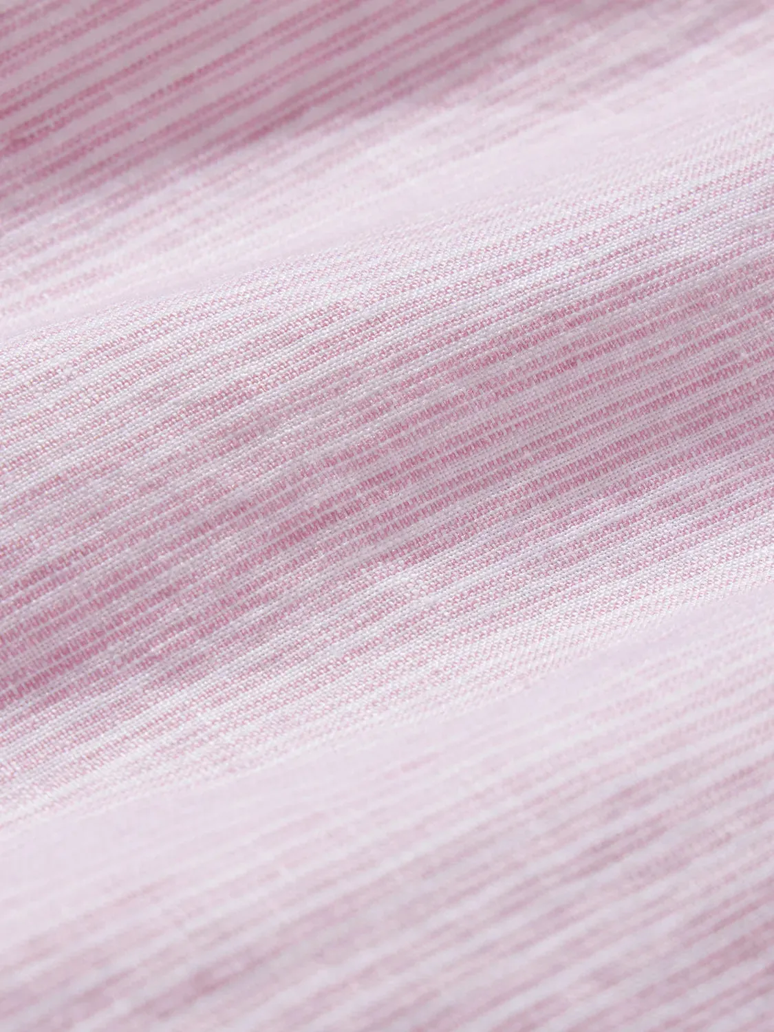 Island Linen Shirt | Pink Stripe