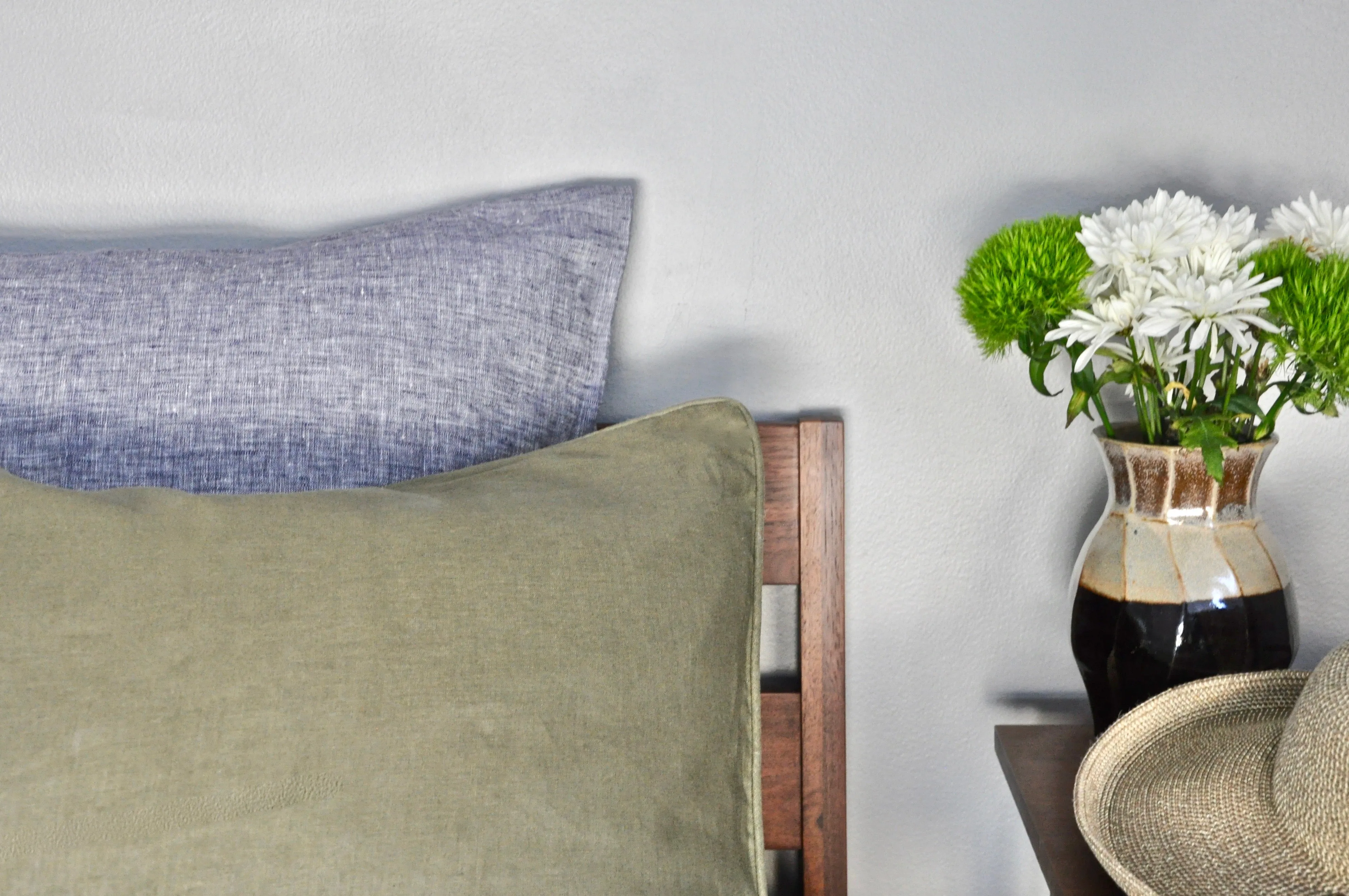 Jean Puddle Textured Throw Pillow