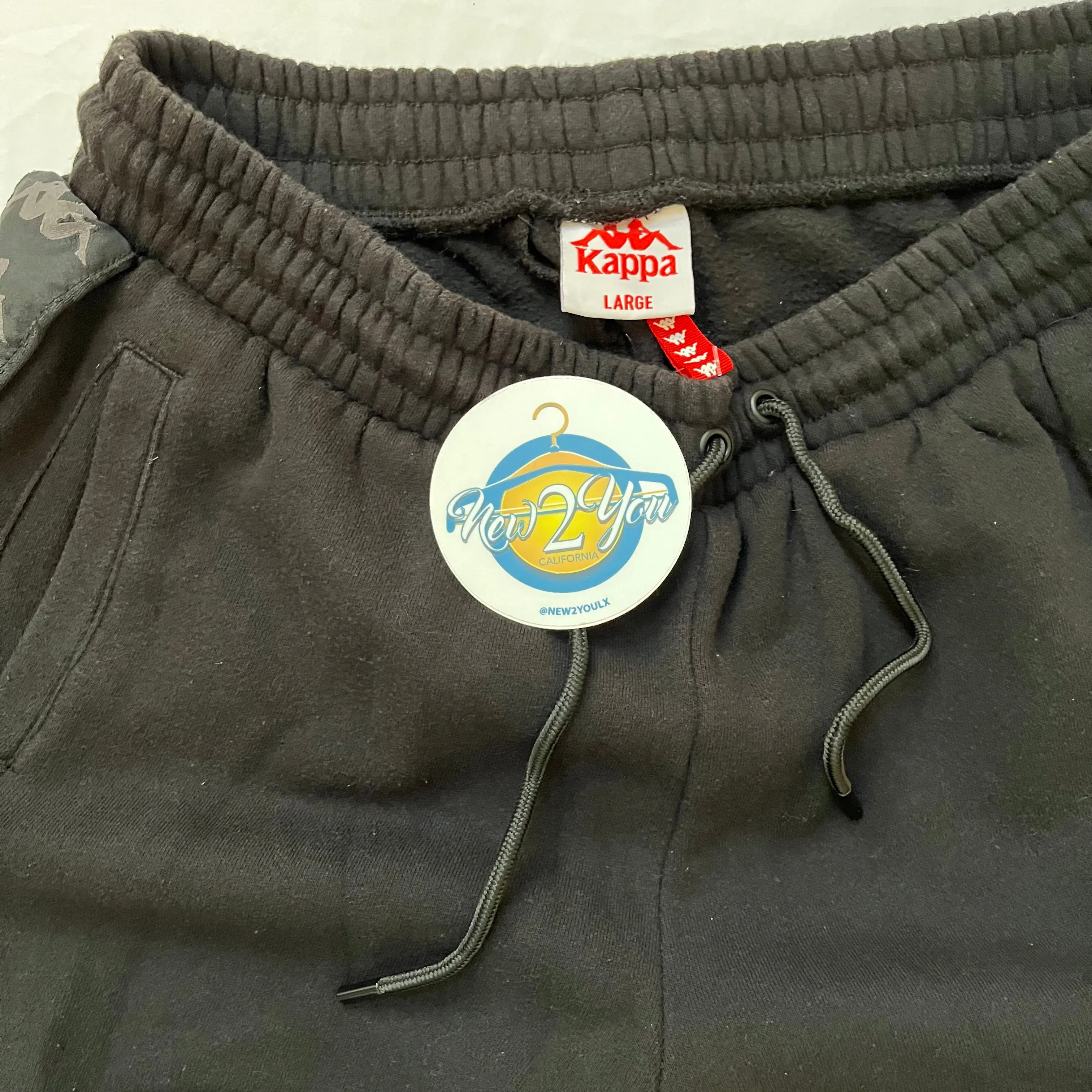 Kappa Black Sweatpants