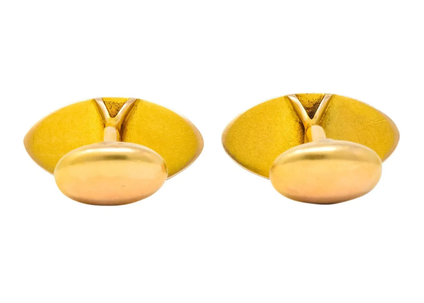 Krementz Art Nouveau Lapis Lazuli 14 Karat Gold Cufflinks