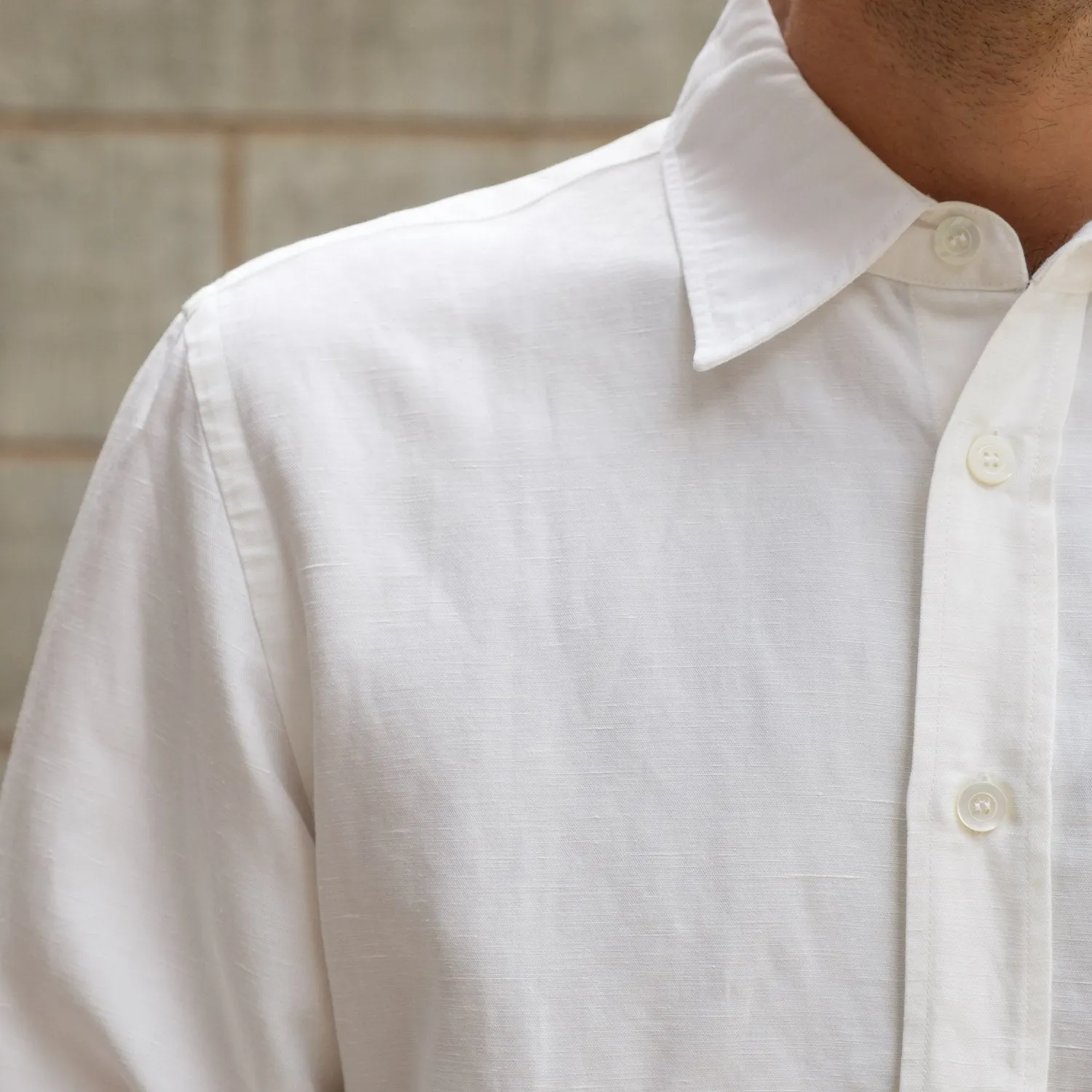 Lanca Shirt in Ecru