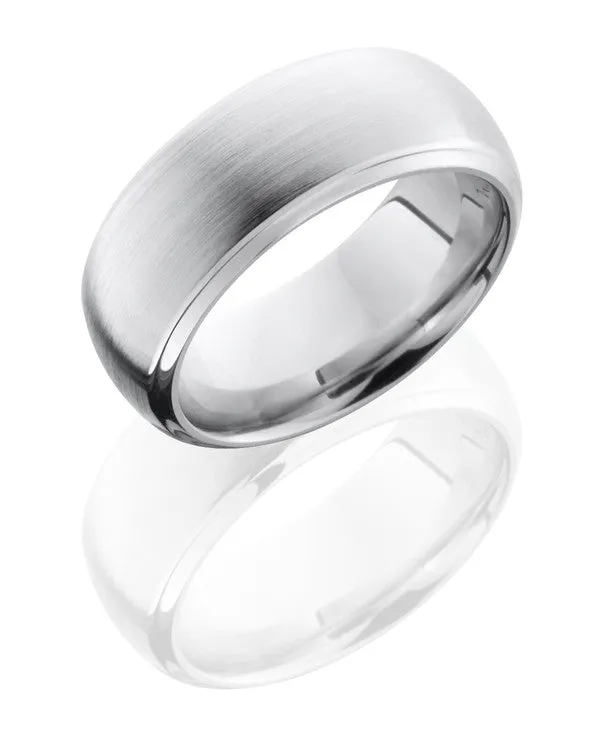 Lashbrook Cobalt Chrome Band With Satin and Polish Finishes, SCC8DB SATIN-POLISH