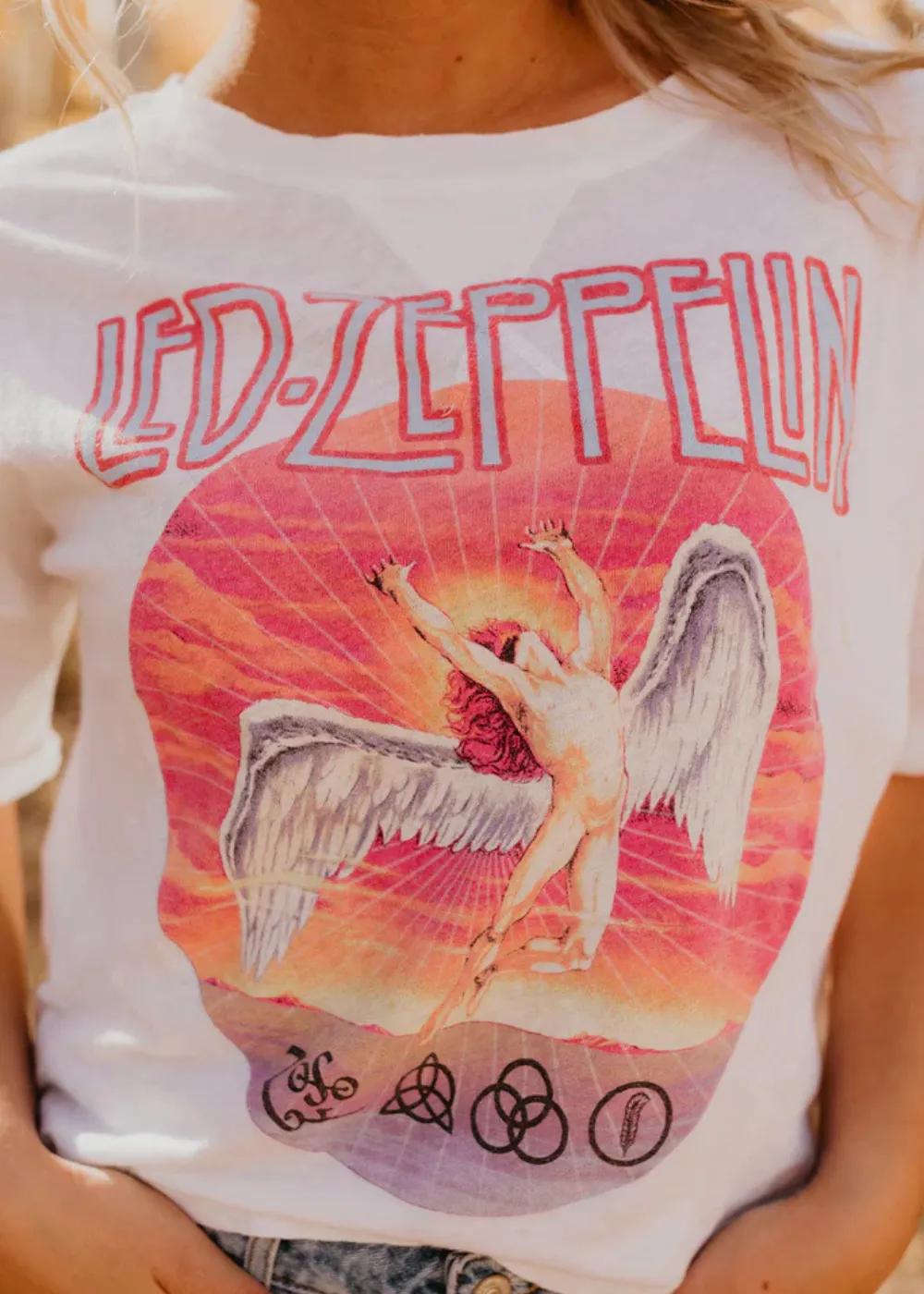 Led Zeppelin Quarter Sleeve Tee