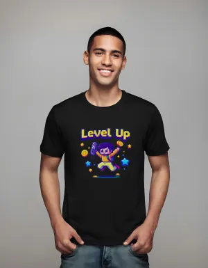 Level Up Pixel Art Design | Classic T-Shirt (Unisex)