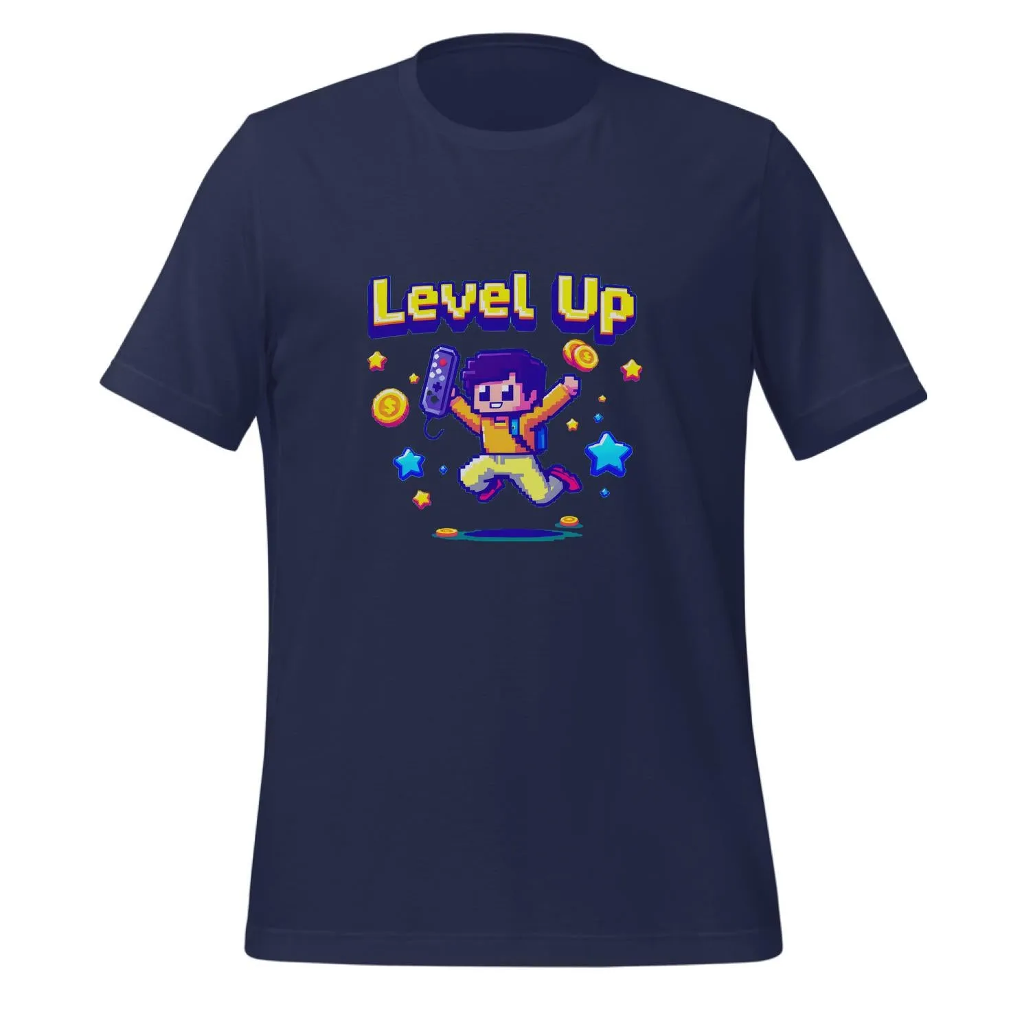 Level Up Pixel Art Design | Classic T-Shirt (Unisex)