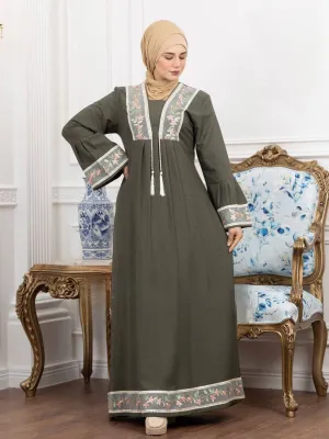 Linen abaya