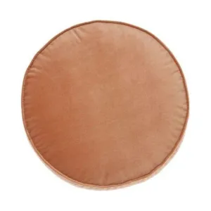 Linen House Toro Scatter Cushion Peach 43cm Round