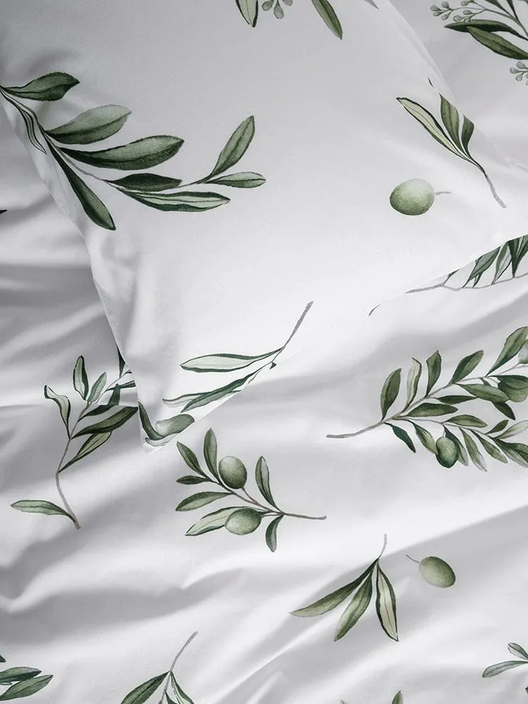 Linen House White Eleni Duvet Cover Set