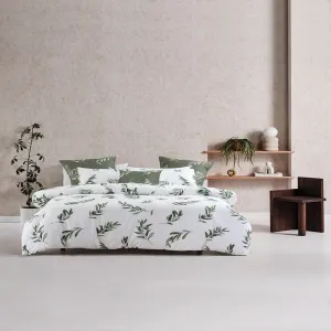 Linen House White Eleni Duvet Cover Set