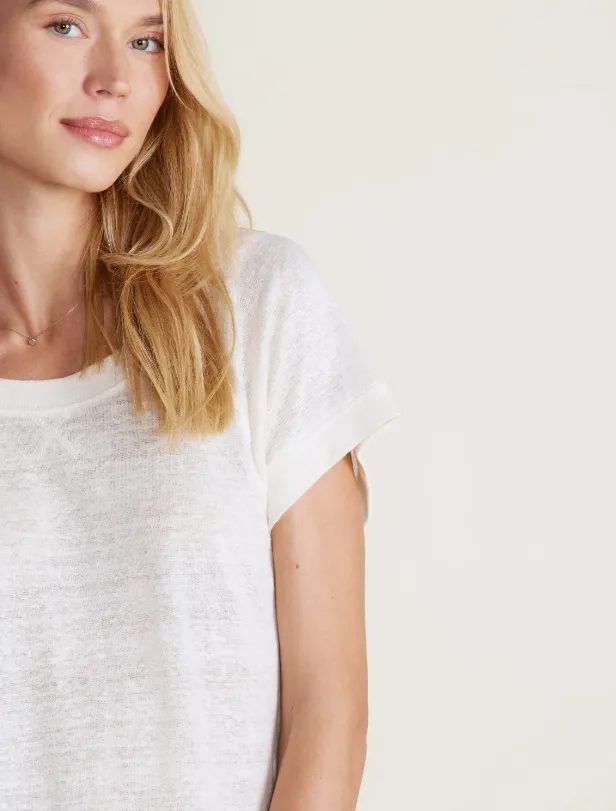 Linen Raglan Tee