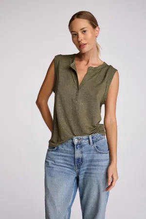 LINEN SKY TEE