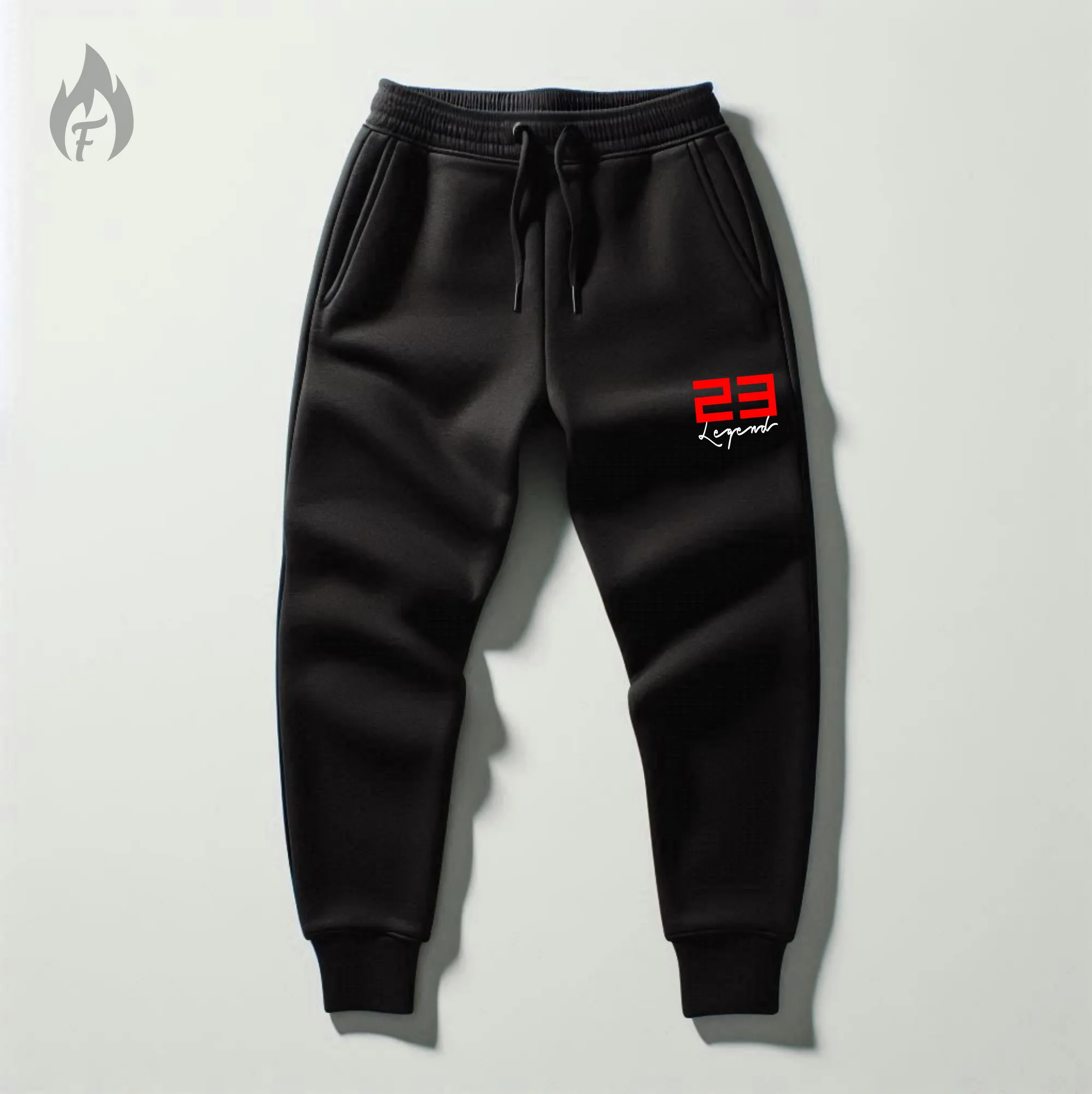 Men's 23 Legend Black Joggers To Match Air Jordan Retro 13 Bred – Built for Sneakerheads