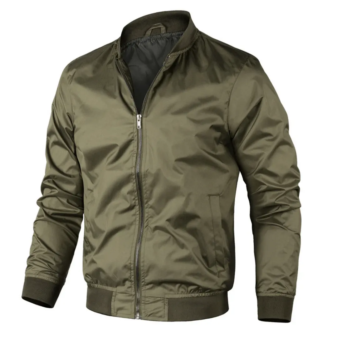 Men's Casual Bomber Biker Jacket | Spring