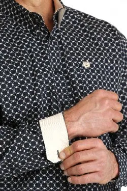 Men's Cinch DIAMOND PRINT BUTTON-DOWN WESTERN SHIRT