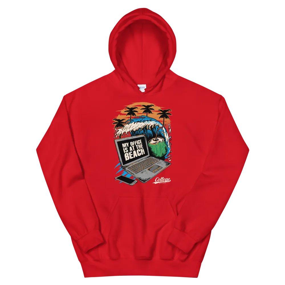 Mens - Dropout Beach Hoodie (White logo)