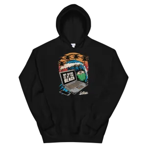 Mens - Dropout Beach Hoodie (White logo)