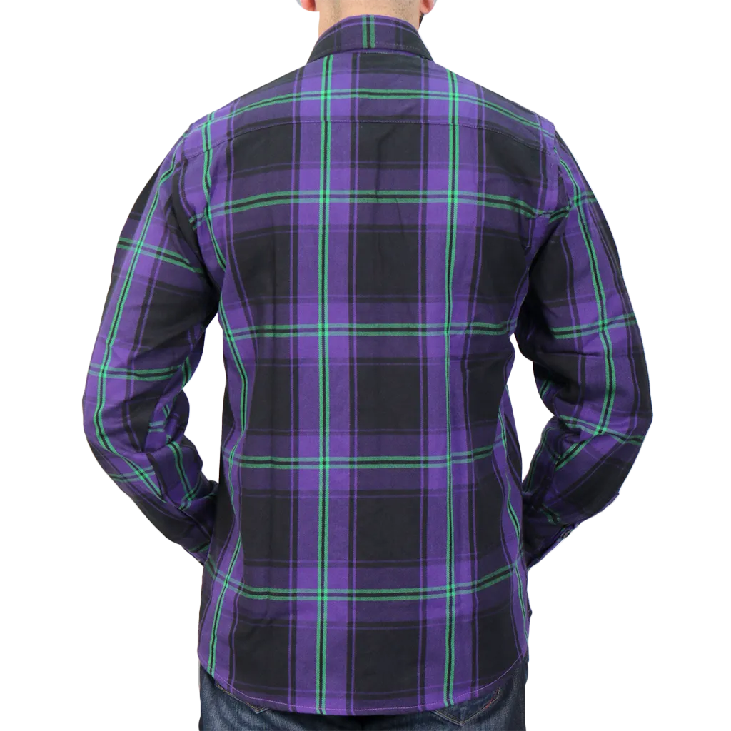 Men's Flannel Shirt in Voodoo