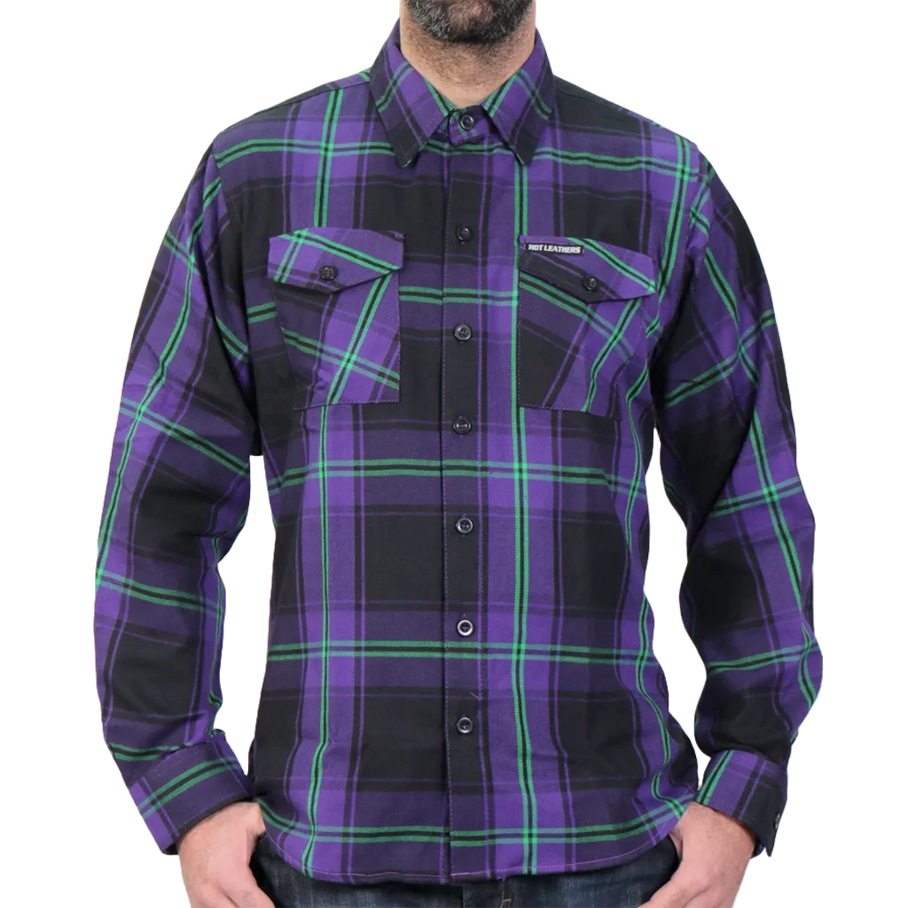 Men's Flannel Shirt in Voodoo
