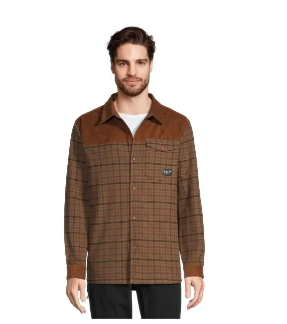 Men's Foley Thin Line Plaid Shacket