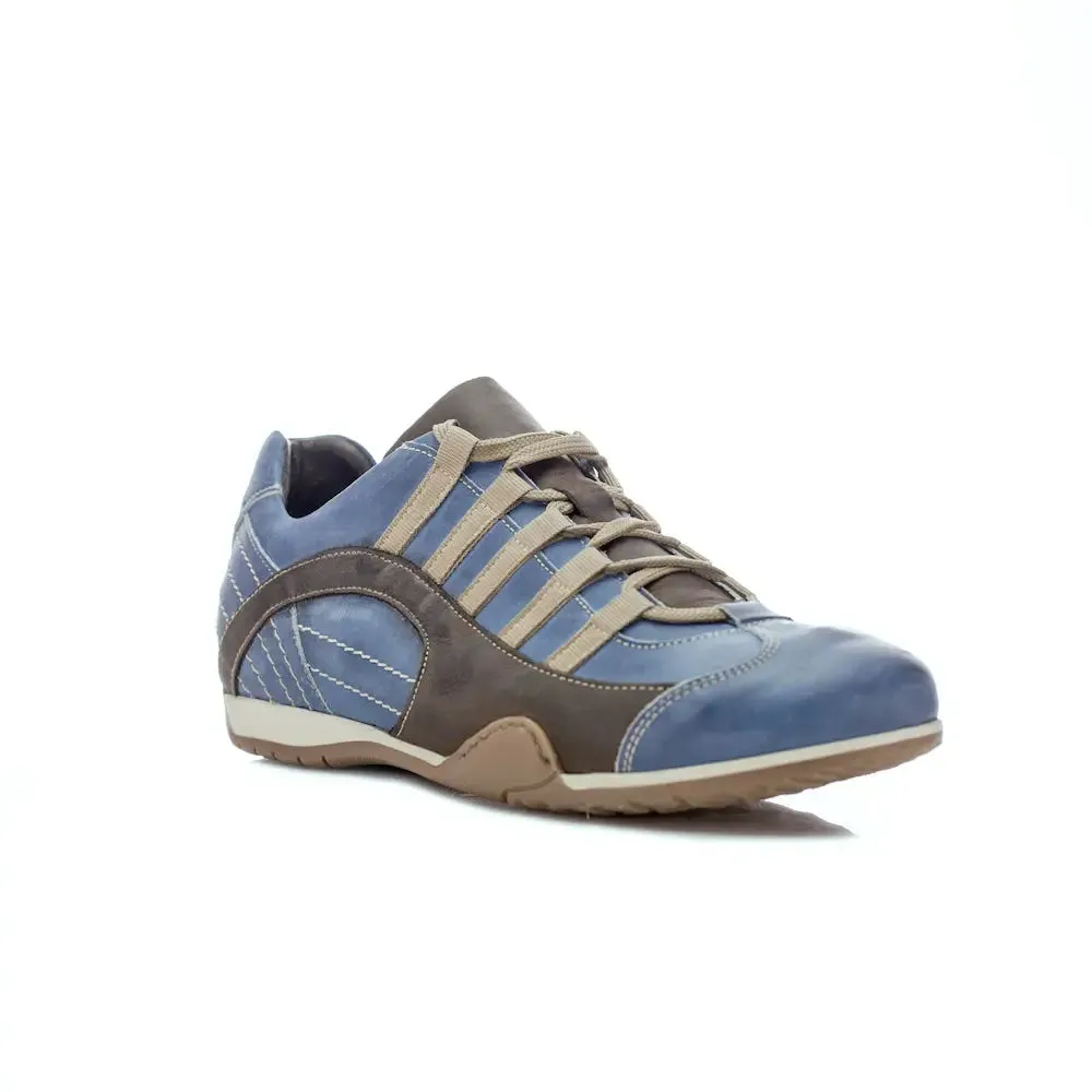 Men's GrandPrix Sneaker in Laguna Seca (Ocean Blue and Sand)