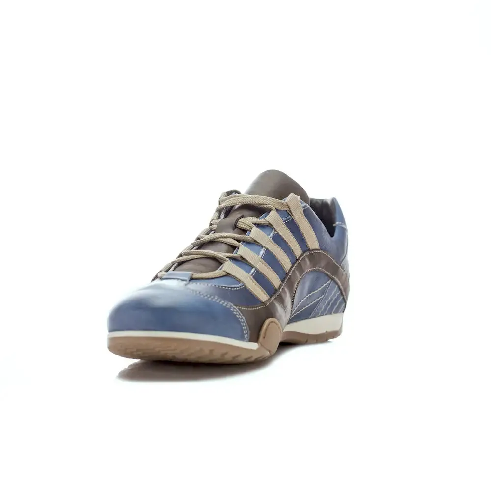 Men's GrandPrix Sneaker in Laguna Seca (Ocean Blue and Sand)