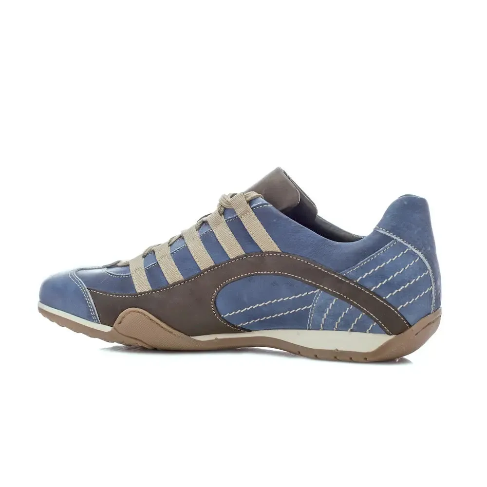 Men's GrandPrix Sneaker in Laguna Seca (Ocean Blue and Sand)