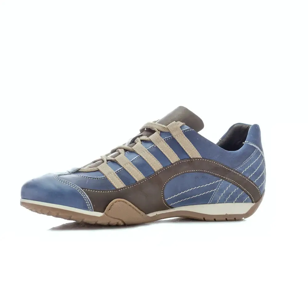 Men's GrandPrix Sneaker in Laguna Seca (Ocean Blue and Sand)
