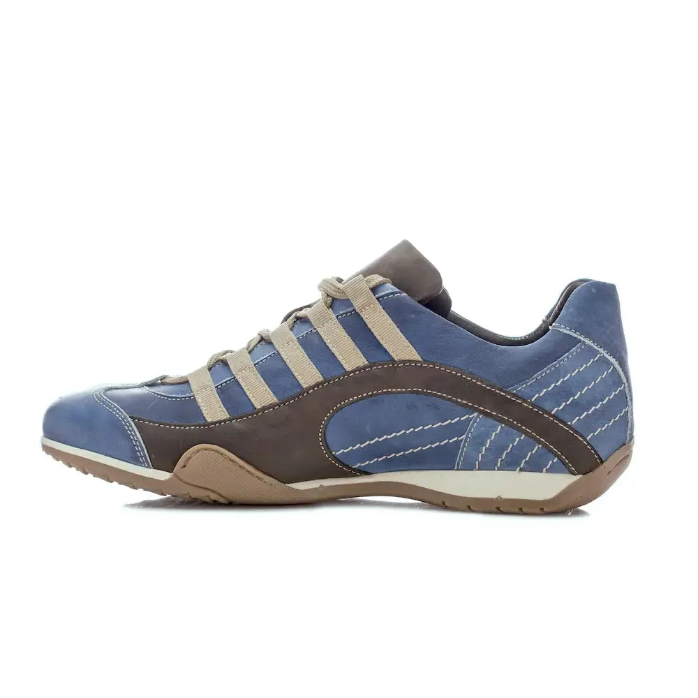 Men's GrandPrix Sneaker in Laguna Seca (Ocean Blue and Sand)