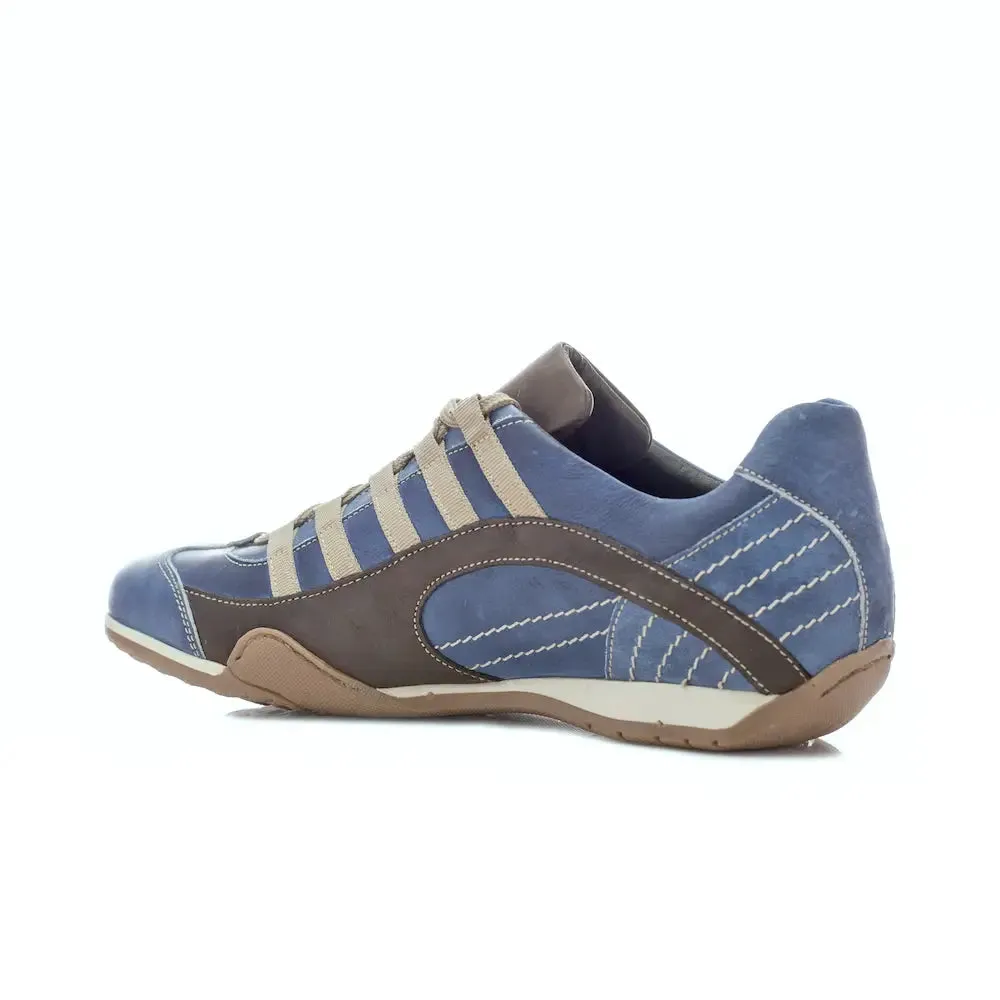 Men's GrandPrix Sneaker in Laguna Seca (Ocean Blue and Sand)