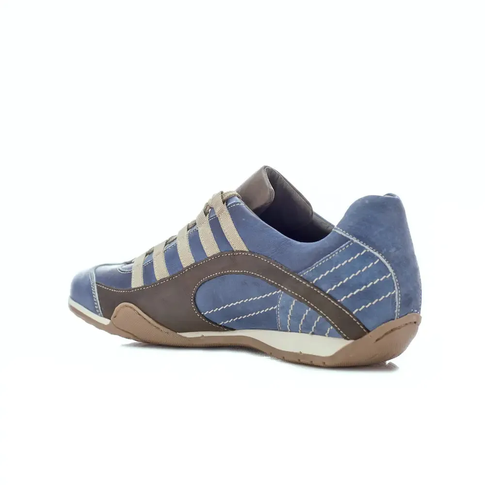Men's GrandPrix Sneaker in Laguna Seca (Ocean Blue and Sand)