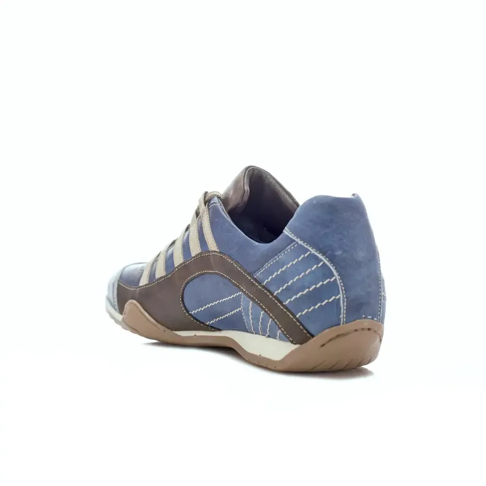 Men's GrandPrix Sneaker in Laguna Seca (Ocean Blue and Sand)