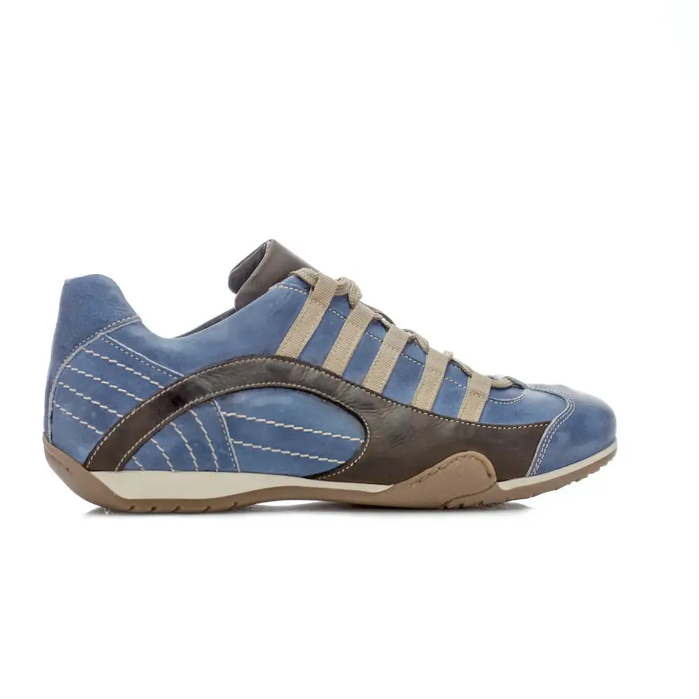 Men's GrandPrix Sneaker in Laguna Seca (Ocean Blue and Sand)
