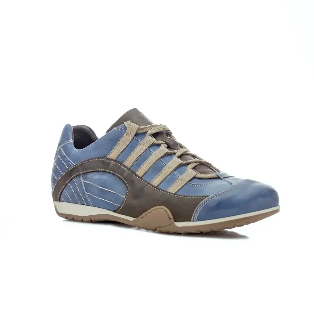 Men's GrandPrix Sneaker in Laguna Seca (Ocean Blue and Sand)