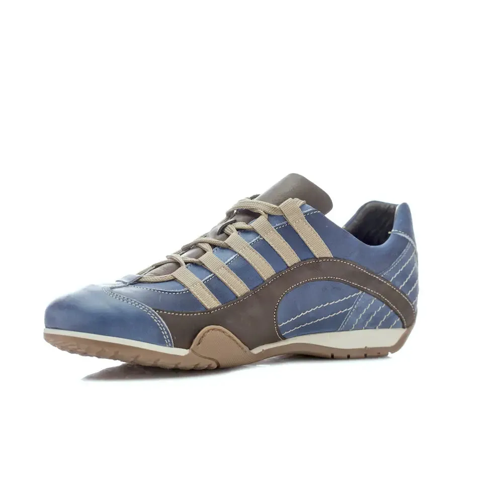 Men's GrandPrix Sneaker in Laguna Seca (Ocean Blue and Sand)