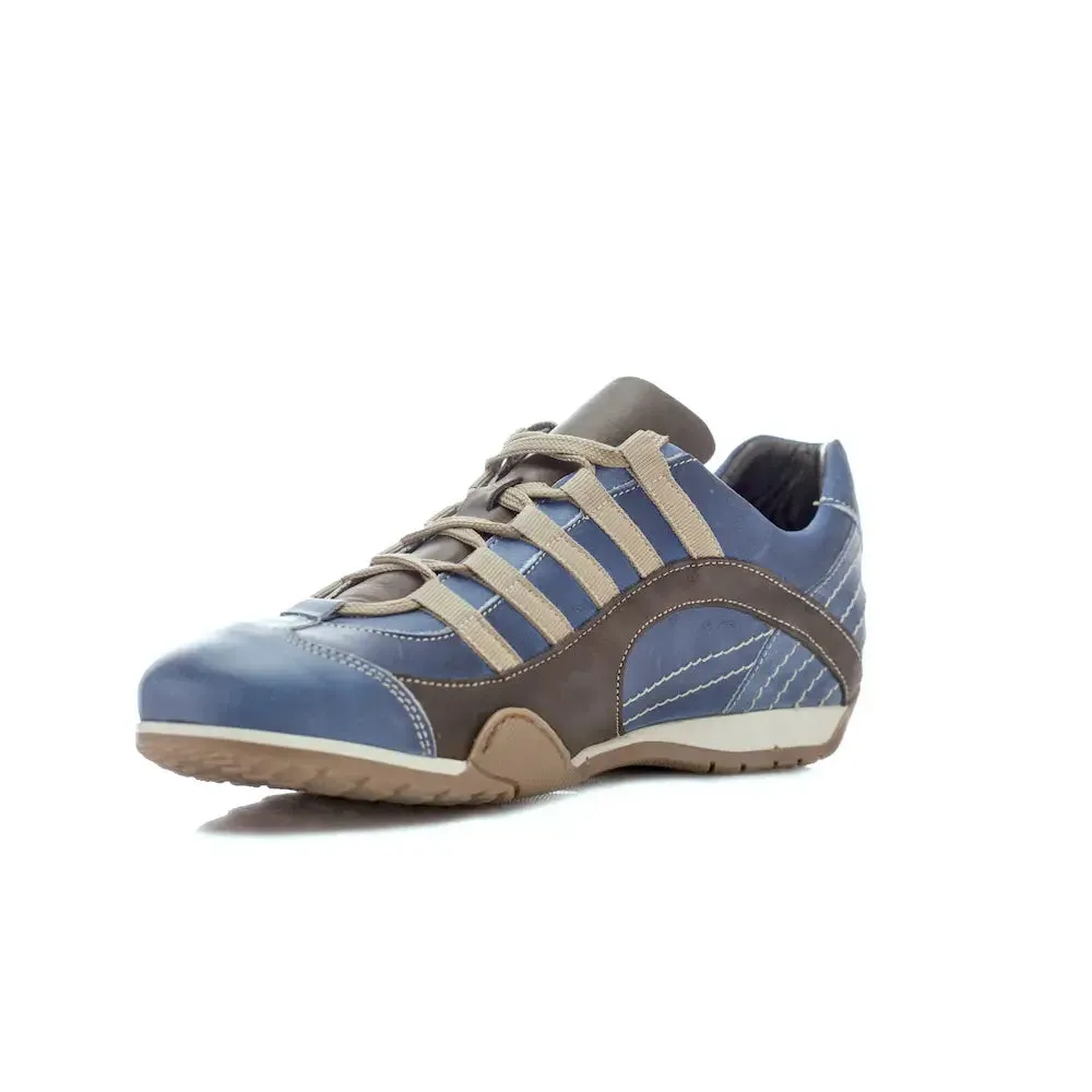Men's GrandPrix Sneaker in Laguna Seca (Ocean Blue and Sand)