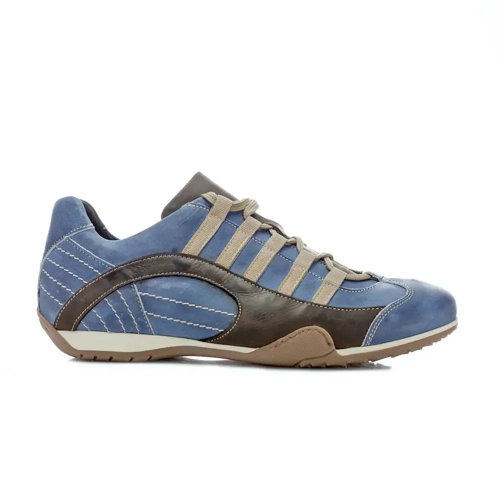 Men's GrandPrix Sneaker in Laguna Seca (Ocean Blue and Sand)